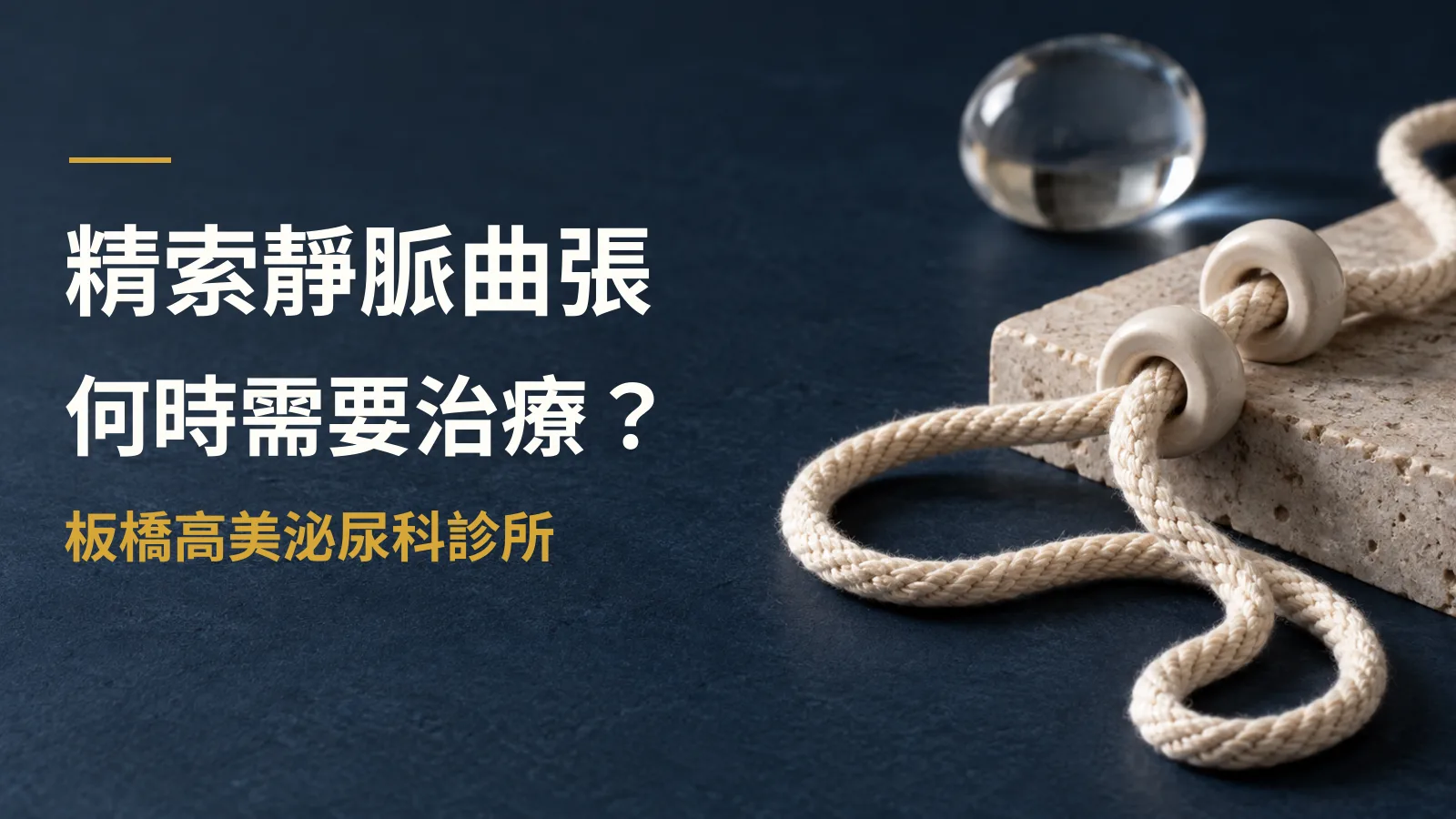 精索靜脈曲張是什麼?成因、症狀、治療與日常保健完整說明
